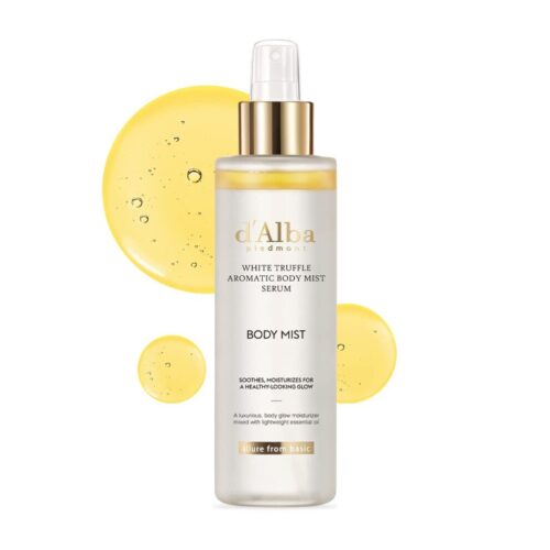 d’Alba White Truffle Aromatic Body Mist Serum mitrinošs serums-sprejs ķermenim