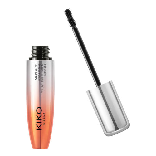 KIKO Maxi Mod Mascara ilgnoturīga kuplinoša skropstu tuša ar mini birstīti